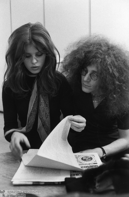 Uschi Obermaier and Rainer Langhans, Members of 
